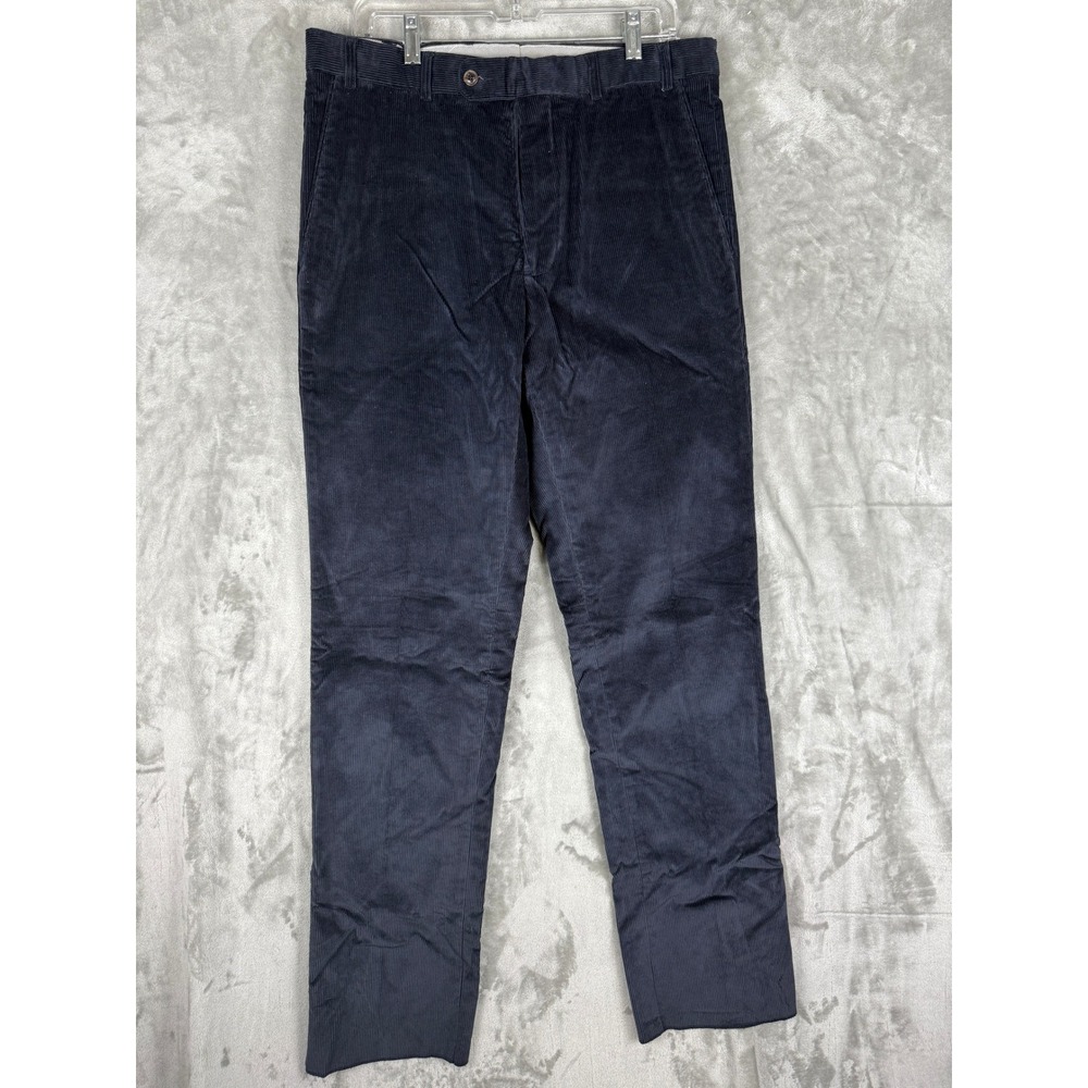 Britches Men's‎ Navy Merino Corduroy Pants Style JBB102MR Size 34R
